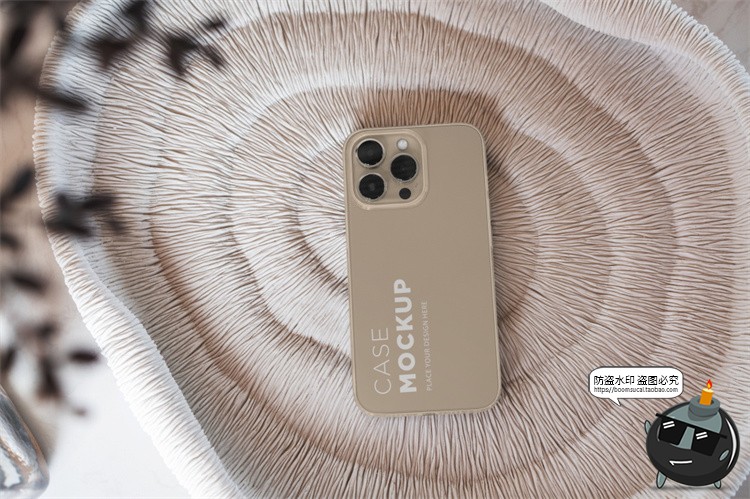 图片[2]-苹果iPhone 13 pro手机壳塑料壳透明水晶保护套场景PSD样机PS素材-设计猿