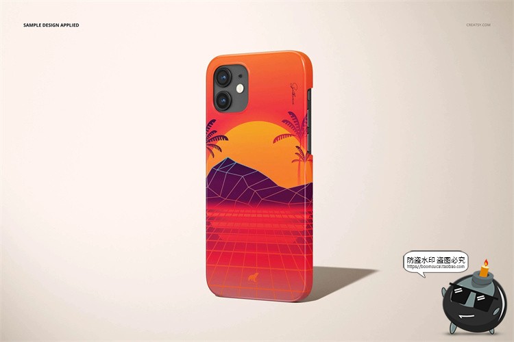 图片[24]-苹果iPhone 12手机保护壳硬壳直角边贴图展示效果PSD模板样机素材-设计猿