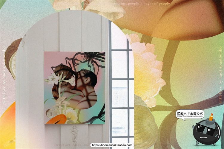 图片[4]-空灵风剪贴画现实复古波普艺术灵魂抽象拼贴图形元素PNG免抠素材-设计猿