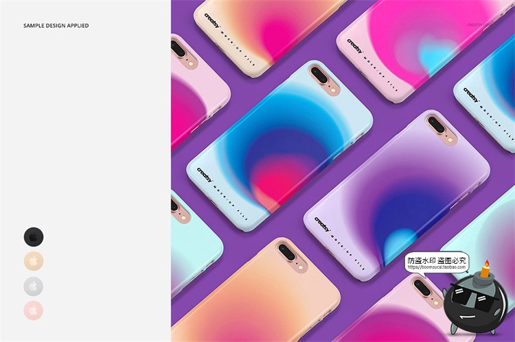 图片[4]-苹果iPhone 7手机壳样机硬壳Mockup保护壳贴图展示PSD模板PS素材-设计猿