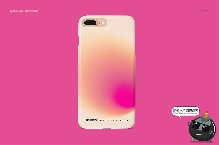 图片[5]-苹果iPhone 7手机壳样机硬壳Mockup保护壳贴图展示PSD模板PS素材-设计猿