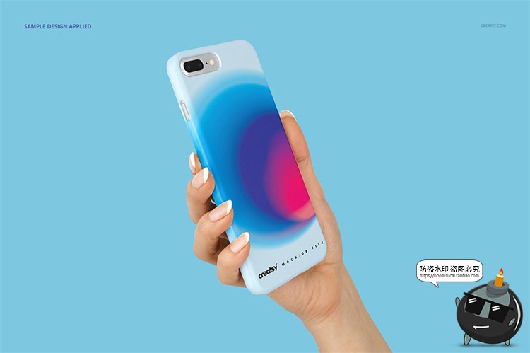 图片[6]-苹果iPhone 7手机壳样机硬壳Mockup保护壳贴图展示PSD模板PS素材-设计猿