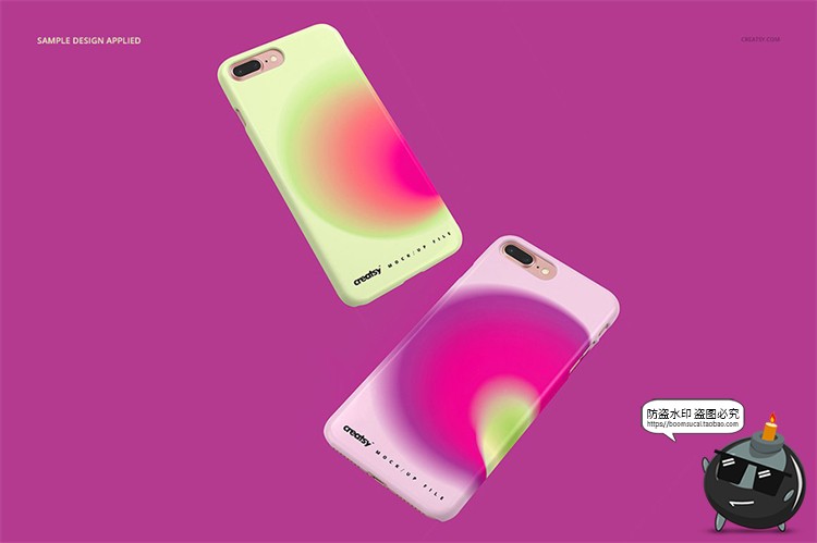 图片[7]-苹果iPhone 7手机壳样机硬壳Mockup保护壳贴图展示PSD模板PS素材-设计猿