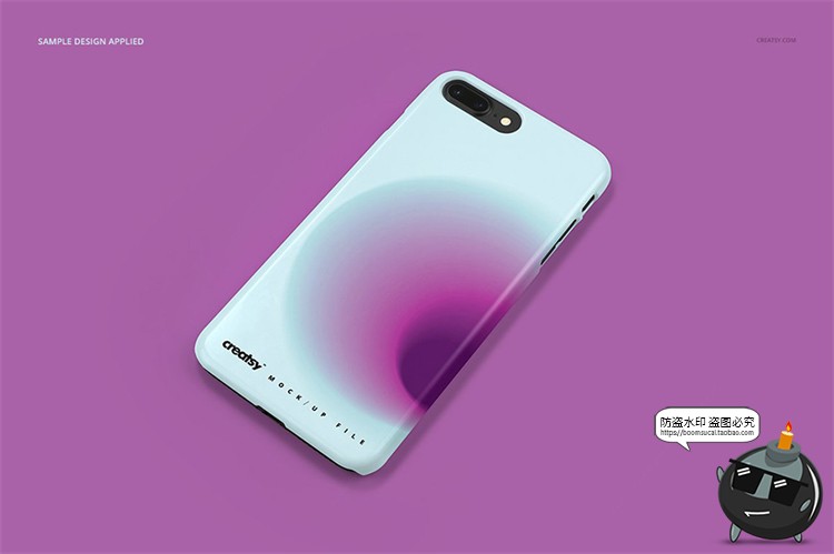 图片[9]-苹果iPhone 7手机壳样机硬壳Mockup保护壳贴图展示PSD模板PS素材-设计猿