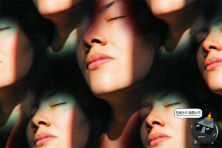 图片[9]-梦幻抽象艺术万花筒棱镜玻璃反射特效图片特效样机PSD模版PS素材-设计猿