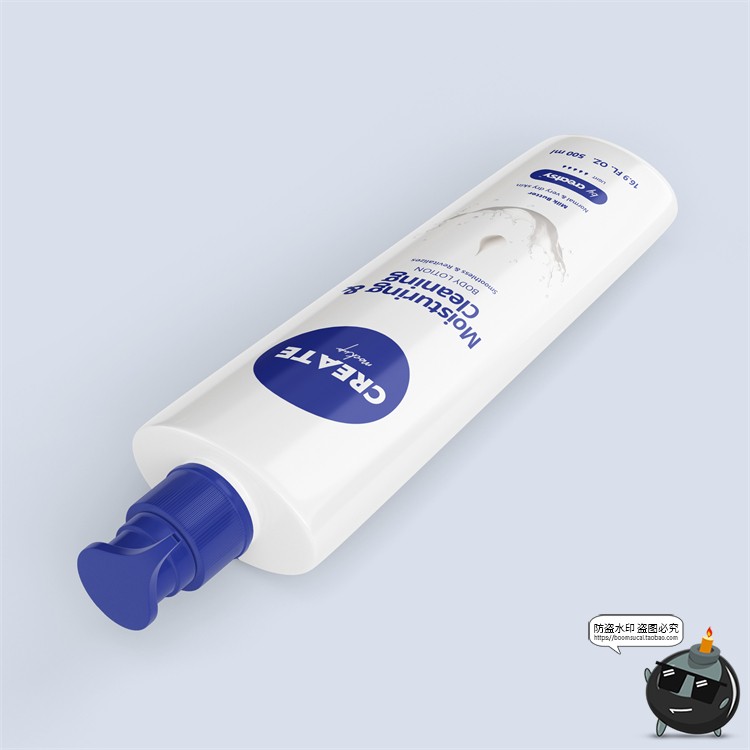 图片[4]-沐浴洗浴乳液瓶洗发水按压瓶包装贴图mockups样机PSD模板PS素材-设计猿