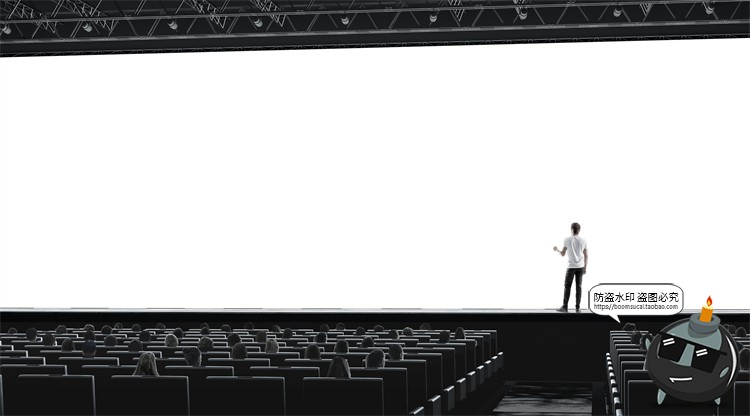 图片[4]-大屏幕发布会演讲大厅场景模拟效果提案展示样机图PSD模板PS素材-设计猿