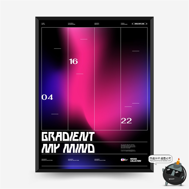 图片[3]-科技科幻概念海报酸性扭曲时尚潮流炫彩抽象艺术AI矢量源文件素材-设计猿