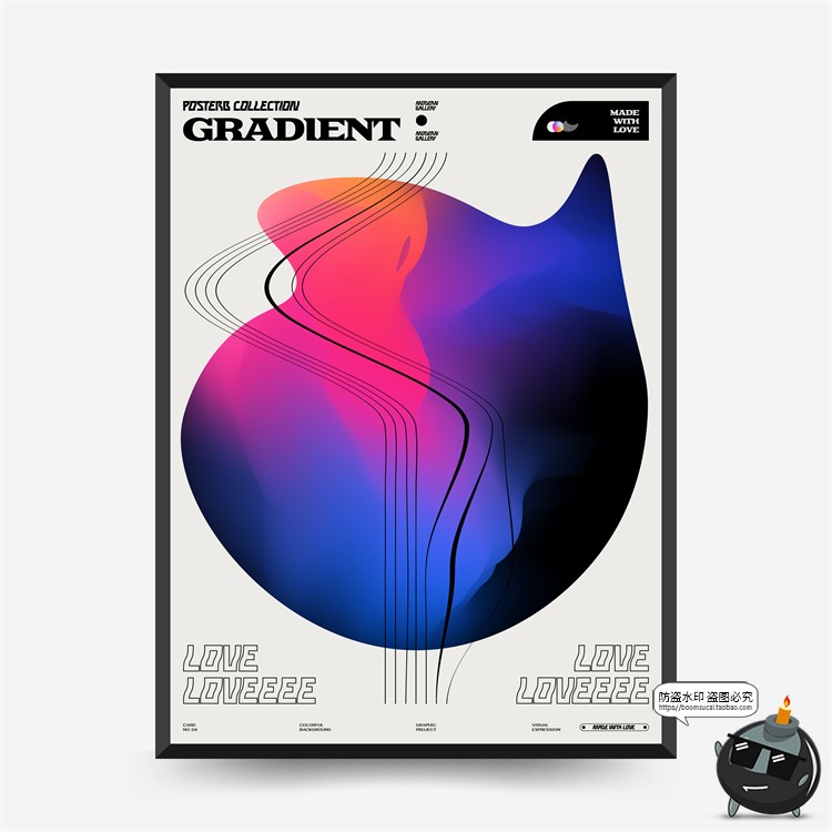 图片[4]-科技科幻概念海报酸性扭曲时尚潮流炫彩抽象艺术AI矢量源文件素材-设计猿