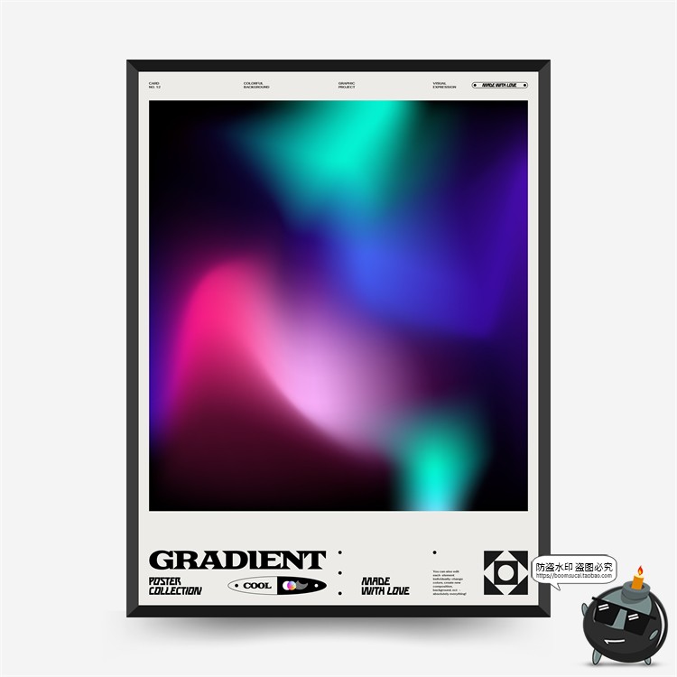 图片[9]-科技科幻概念海报酸性扭曲时尚潮流炫彩抽象艺术AI矢量源文件素材-设计猿