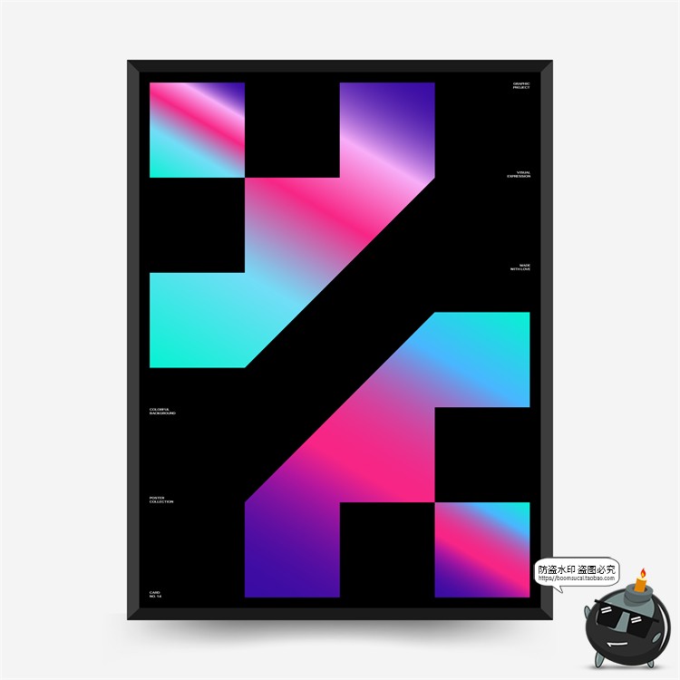 图片[10]-科技科幻概念海报酸性扭曲时尚潮流炫彩抽象艺术AI矢量源文件素材-设计猿