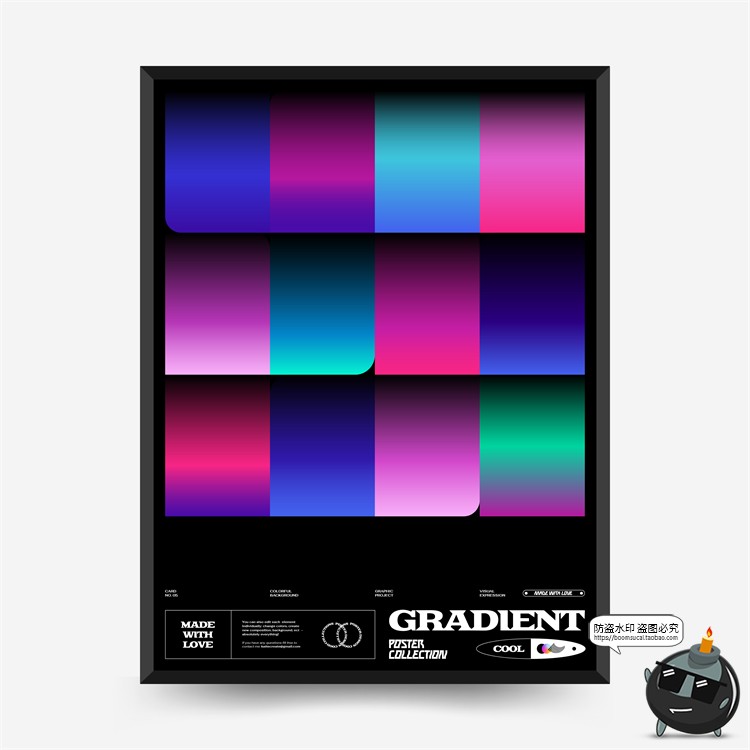 图片[16]-科技科幻概念海报酸性扭曲时尚潮流炫彩抽象艺术AI矢量源文件素材-设计猿