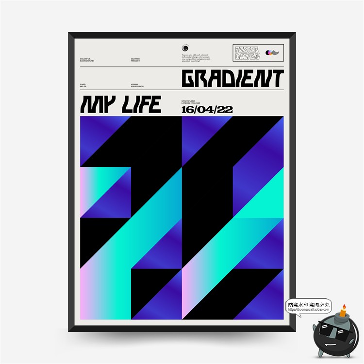 图片[19]-科技科幻概念海报酸性扭曲时尚潮流炫彩抽象艺术AI矢量源文件素材-设计猿