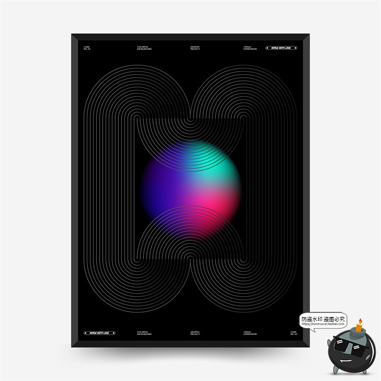 图片[24]-科技科幻概念海报酸性扭曲时尚潮流炫彩抽象艺术AI矢量源文件素材-设计猿