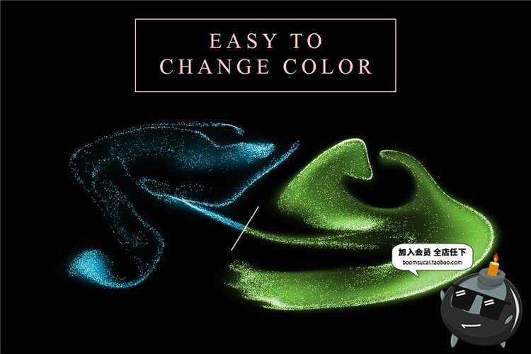 图片[3]-奢华轻奢质感金粉漂浮洒金光效特效背景纹理PNG免抠设计素材-设计猿