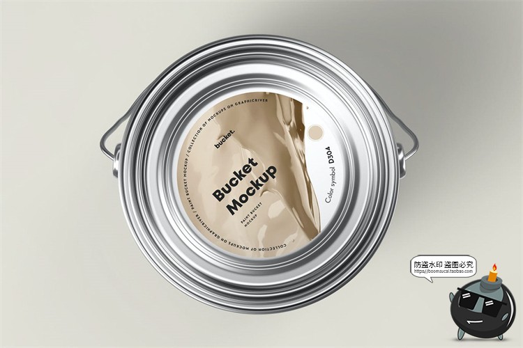 图片[6]-金属油漆桶乳胶漆涂料包装铁桶效果展示mockups样机PSD模板PS素材-设计猿