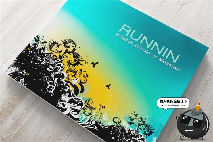 图片[5]-音乐CD碟片盘包装盒CD封面智能贴图效果展示文创样机PSD模板素材-设计猿