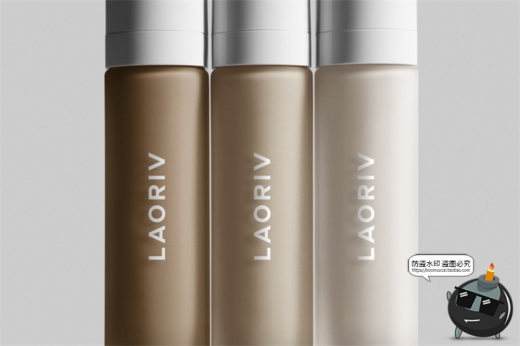 图片[4]-口红面霜粉底软管眼霜化妆品美妆产品包装贴图样机PSD模板PS素材-设计猿