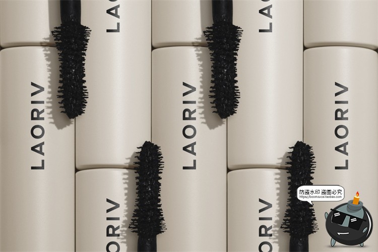 图片[5]-口红面霜粉底软管眼霜化妆品美妆产品包装贴图样机PSD模板PS素材-设计猿