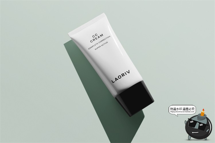 图片[6]-口红面霜粉底软管眼霜化妆品美妆产品包装贴图样机PSD模板PS素材-设计猿