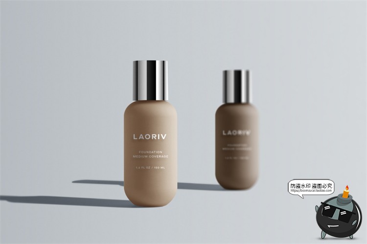 图片[29]-口红面霜粉底软管眼霜化妆品美妆产品包装贴图样机PSD模板PS素材-设计猿