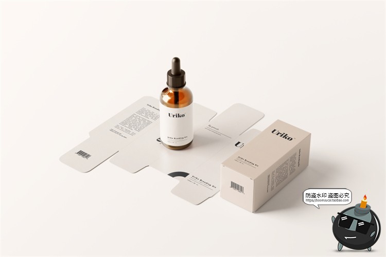 图片[3]-护肤品美妆精油润肤露保湿化妆品乳液分装瓶包装样机PSD模板素材-设计猿