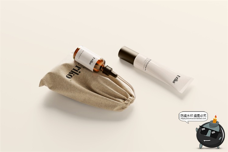 图片[24]-护肤品美妆精油润肤露保湿化妆品乳液分装瓶包装样机PSD模板素材-设计猿