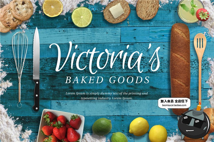 图片[1]-西餐美食材场景桌面披萨汉堡牛扒排面包海报装饰样机PSD模板素材-设计猿