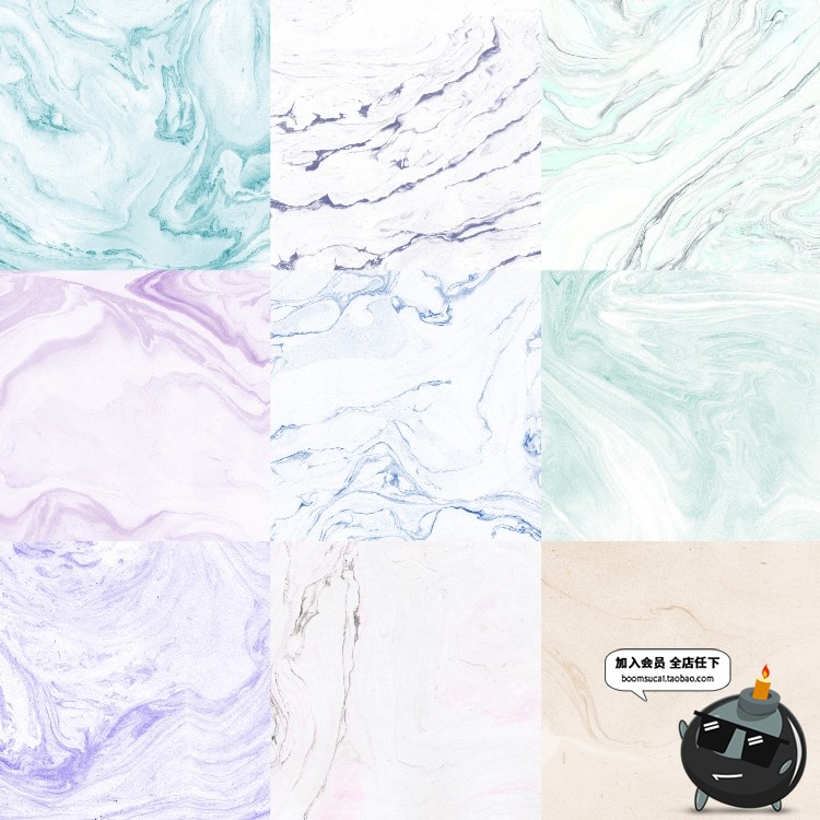 图片[1]-水彩淡雅大理石石纹质感效果纹理痕迹叠加背景高清JPG图片PS素材-设计猿
