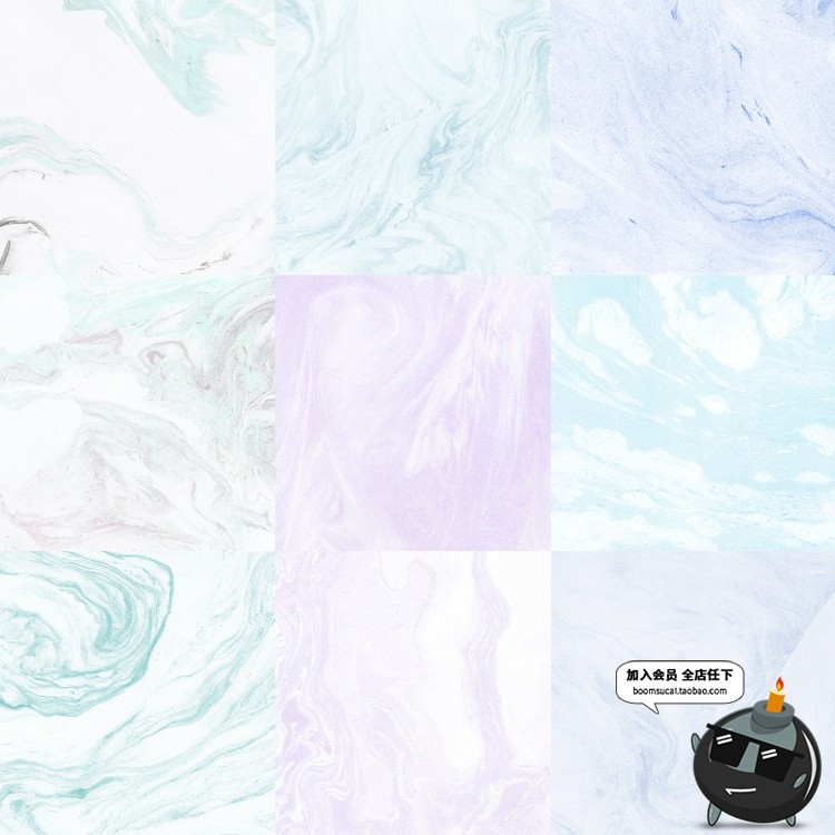 图片[2]-水彩淡雅大理石石纹质感效果纹理痕迹叠加背景高清JPG图片PS素材-设计猿