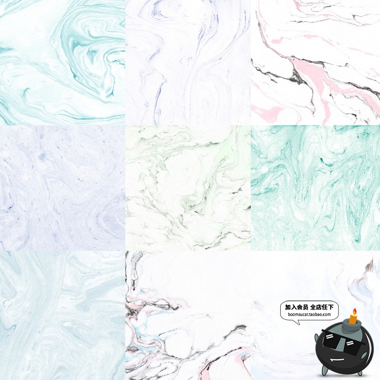 图片[4]-水彩淡雅大理石石纹质感效果纹理痕迹叠加背景高清JPG图片PS素材-设计猿