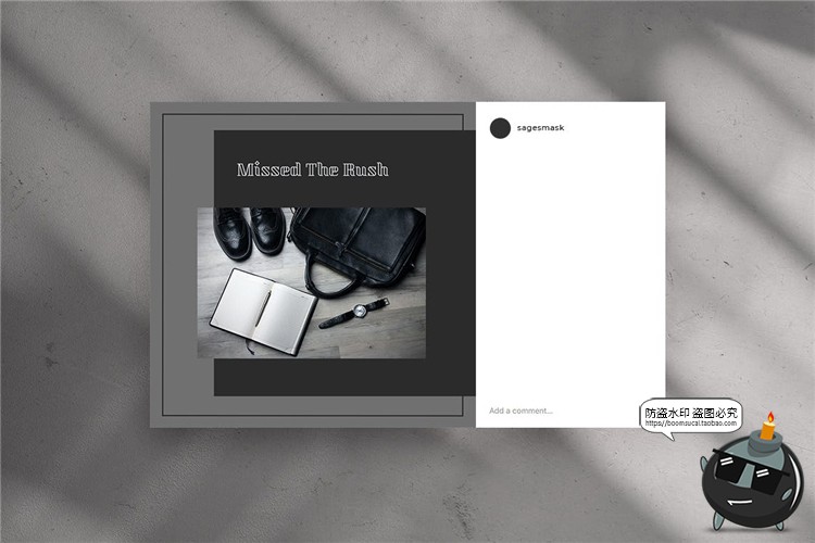 图片[9]-优雅灰色简约单色品牌故事宣传海报贴图图文排版PSD模板PS素材-设计猿