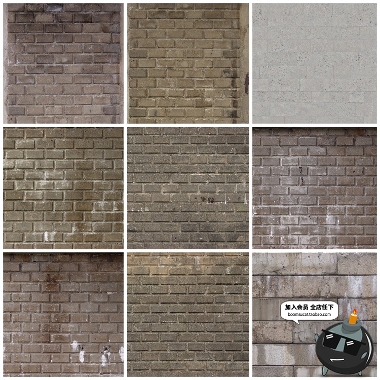 图片[17]-红砖墙砖头外墙面家装工装纹理背景底纹高清JPG图片后期合成素材-设计猿