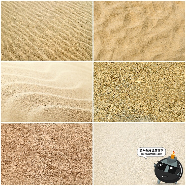 图片[2]-沙子砂砾沙漠沙滩颗粒肌理纹理底纹背景高清JPG图片后期合成素材-设计猿
