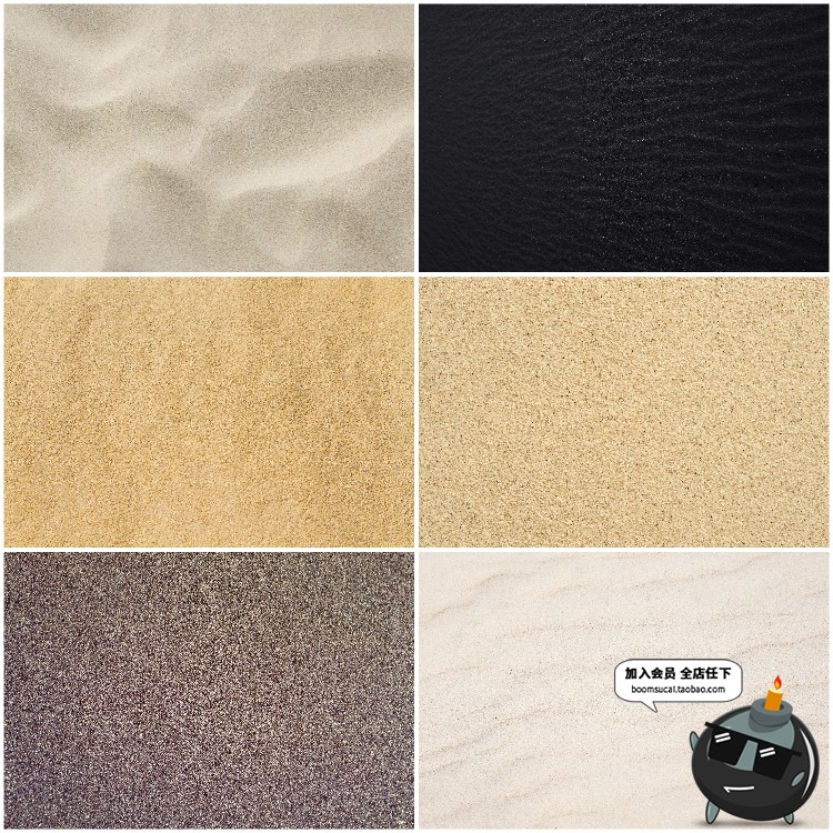 图片[3]-沙子砂砾沙漠沙滩颗粒肌理纹理底纹背景高清JPG图片后期合成素材-设计猿