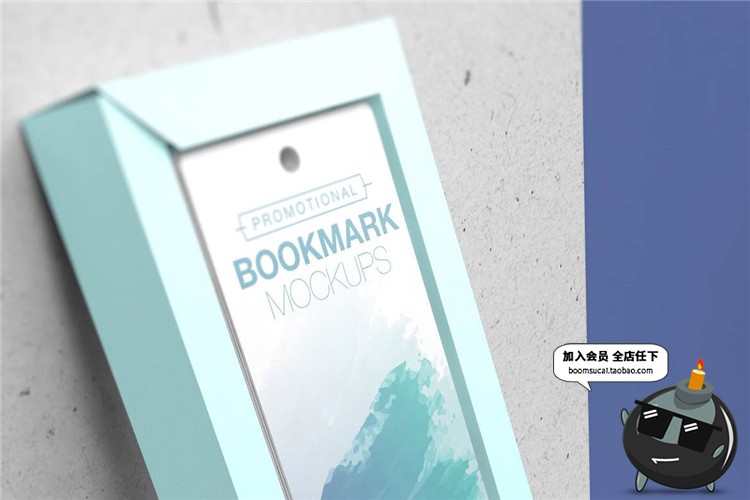图片[13]-书籍装帧书签卡片吊牌精装包装设计VI文创样机PSD模型mockups素材-设计猿