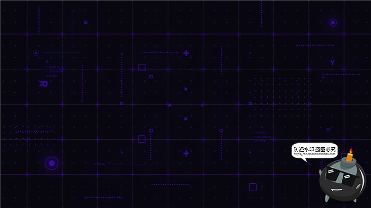 图片[2]-黑色赛博朋克未来科幻风格科技网页海报背景PSD分层模板PS素材-设计猿