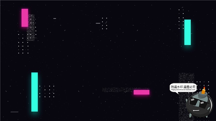 图片[3]-黑色赛博朋克未来科幻风格科技网页海报背景PSD分层模板PS素材-设计猿