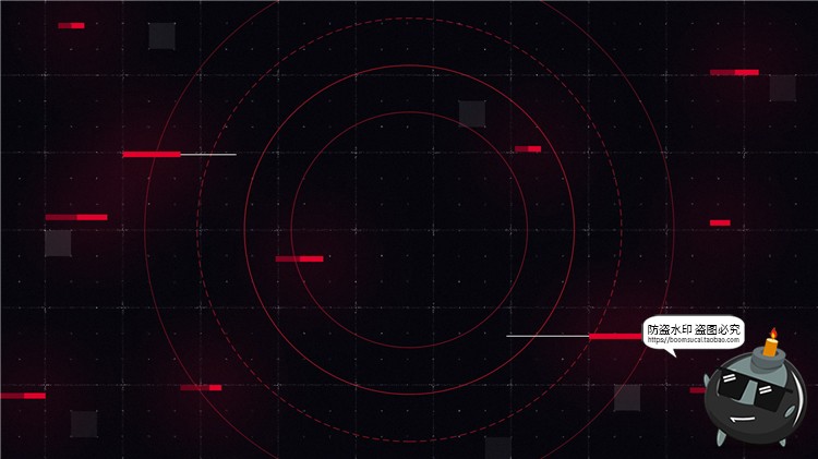 图片[4]-黑色赛博朋克未来科幻风格科技网页海报背景PSD分层模板PS素材-设计猿
