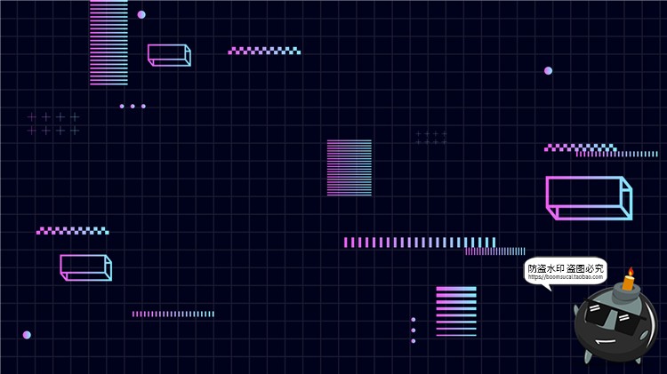 图片[9]-黑色赛博朋克未来科幻风格科技网页海报背景PSD分层模板PS素材-设计猿