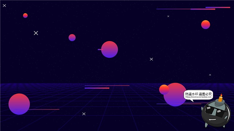 图片[11]-黑色赛博朋克未来科幻风格科技网页海报背景PSD分层模板PS素材-设计猿