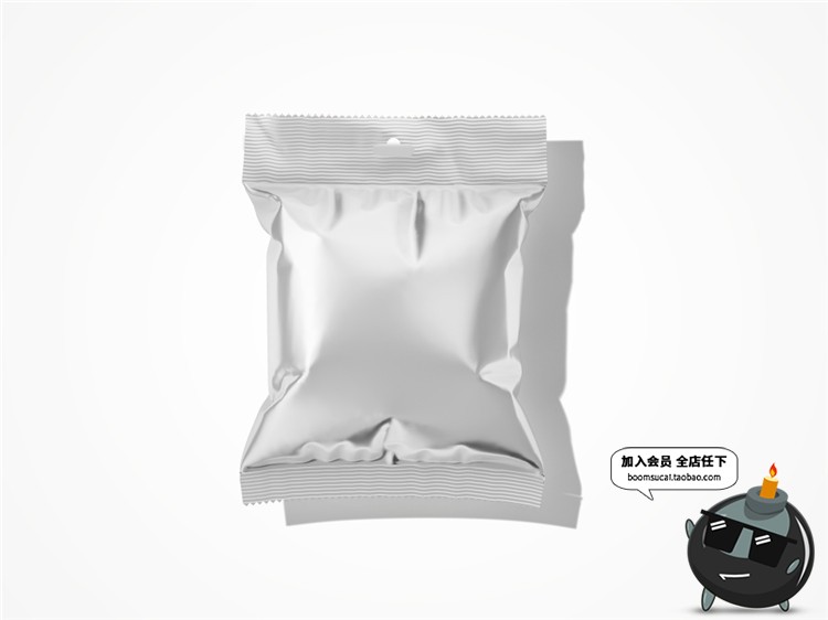 图片[6]-小零食巧克力糖果点心小装装包装设计效果展示PSD模板样机PS素材-设计猿