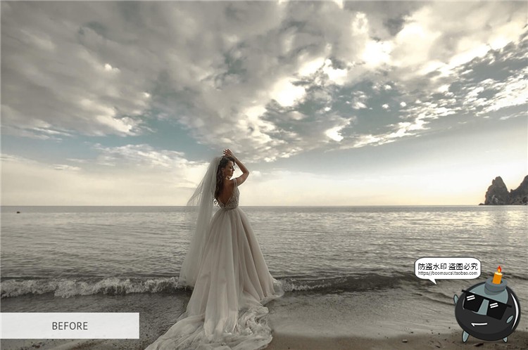 图片[11]-彩虹光效摄影渐变图片特效影楼后期合成JPG黑底叠层PNG免抠PS素材-设计猿