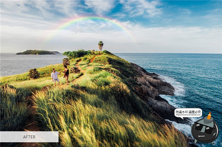 图片[14]-彩虹光效摄影渐变图片特效影楼后期合成JPG黑底叠层PNG免抠PS素材-设计猿