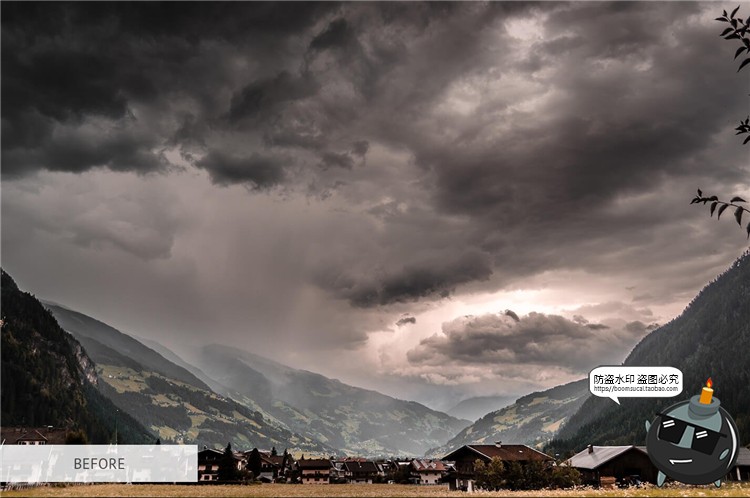 图片[19]-彩虹光效摄影渐变图片特效影楼后期合成JPG黑底叠层PNG免抠PS素材-设计猿