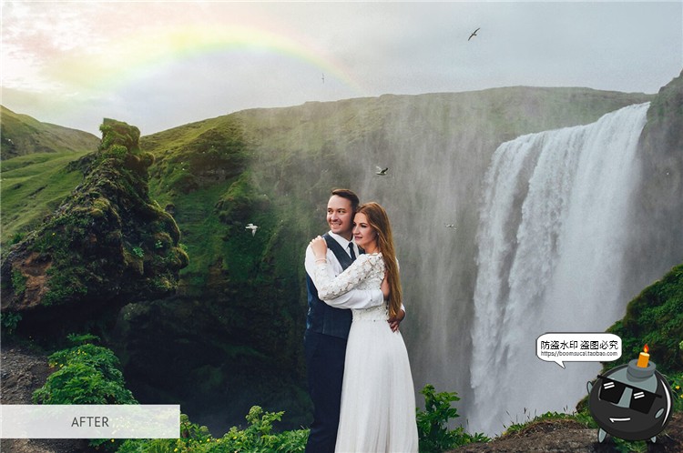 图片[26]-彩虹光效摄影渐变图片特效影楼后期合成JPG黑底叠层PNG免抠PS素材-设计猿