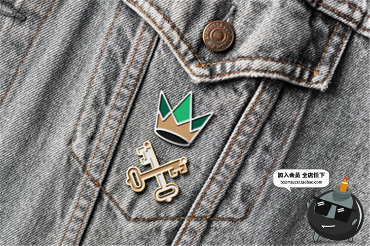 图片[4]-金属胸针徽章别针PS文创样机效果图展示mockup提案PSD模板PS素材-设计猿