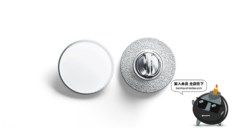 图片[13]-金属胸针徽章别针PS文创样机效果图展示mockup提案PSD模板PS素材-设计猿