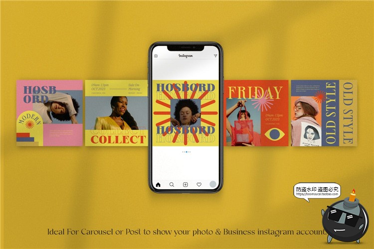 图片[4]-创意复古文艺品牌故事宣传服装新品海报图文排版PSD模板PS素材-设计猿