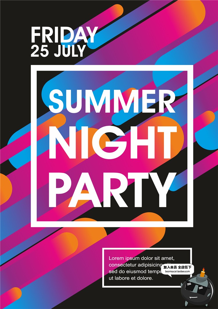 图片[20]-英文水彩泼墨街头涂鸦时尚潮流宣传活动广告海报AI矢量设计素材-设计猿